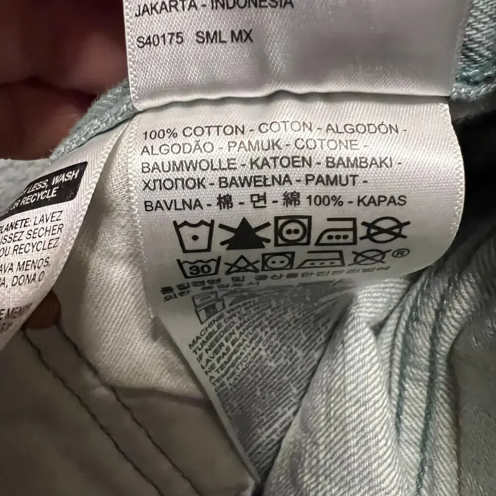 Levi’s 501 Jeans Mens 34 X30 Green Button Fly Straight Pants